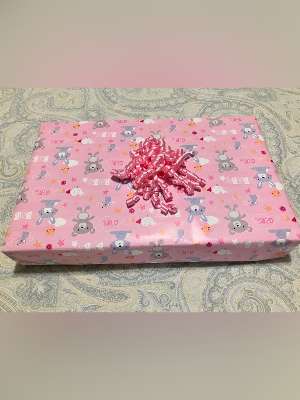 Crochet baby blanket with outfit & two hats brand new with tags
